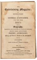 Entertaining Magazine Periodical Jan  Dec 1813