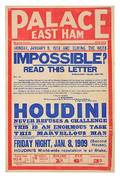Houdini poster Impossible Read This Letter 1909