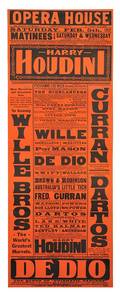 Houdini Australian Opera House Broadside 1910
