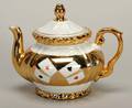 Fancy Porcelain Tea Pot Bavaria ca 1930 Decorated