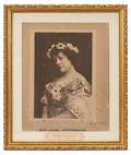Portrait of Adelaide Herrmann inscribed and signed
