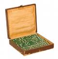 Set of 28 Bakelite Dominoes In original leather case