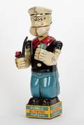 923 Bubble Blowing Popeye Toy Japan Linemar 1950s
