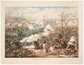 1862 Battle of Pea Ridge Civil War Lithograph