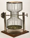 ChuckALuck Cage with 3 Dice Maker unknown ca 1950