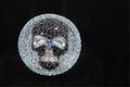 Swarovski Crystal and Sterling Silver Skull Ring