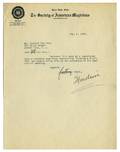 Houdini Harry Onepage TLS signed Houdini Dated