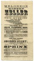 Robert Heller handbill ca 1868