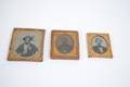 Lot of Three 3 Civil War Era Tintypes