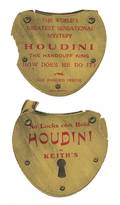 Houdini Harry DieCut Paper Advertising Lock
