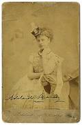Adelaide Herrmann cabinet card photo at age thirteen