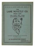Lane Novelty Co Gambling Catalogue Hoboken 1920s