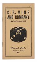 CS Vine and Company Gambling Catalogue Swanton OH