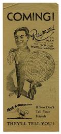 25 pieces of The Great Raymond ephemera