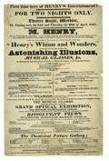 358 Henrys Whims and Wonders 1827 broadside