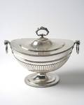 A Large English Sheffield Silver Plated Tureen