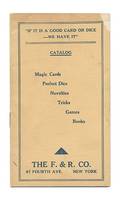 F  R Co Gambling Catalog NYC ca 1930