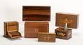 980 Group of Six Vintage Cigarette Cases and Humidors