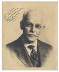 Portrait of Dr Wilson inscribed and signed to Amac