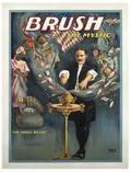 Brush the Mystic The Hindu Basket Litho poster
