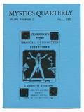 Mystics Quarterly James Hagy Complete File