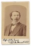 379 Portrait of magician JM Macallister ca 1880