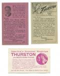 Five pieces of Howard Thurston ephemera