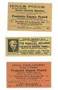Group of six Frederick Eugene Powell items