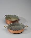 Two 2 19th C Copper Pans
