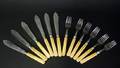 Mappin  Webb Ivory Handled Flatware12 Pieces