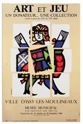 Musee DIssy  Les  Moulineaux  1986 exhibit poster