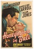 Honeymoon in Bali Paramount 1939 Onesheet 27 x