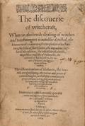 Scot Reginald The Discoverie of Witchcraft 1st 1584