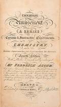 Accum Frederick Chemical Amusement London 1821