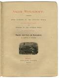 Fowler Samuel P Salem Witchcraft Boston 1865