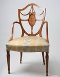 A 18th C Swedish Shieldback Armchair