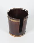 A 19th C George III Mahogany Plate Bucket