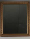 A Gilt Framed Beveled Glass Mirror