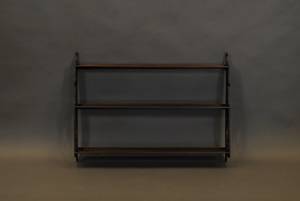 A Mahogany Hanging Display Shelf