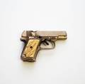 Vintage Cast Iron Cap Pistol Spit Fire
