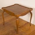 Baker Furniture Burlwood Veneer End Table