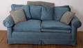 Frederick Edward Blue Love Seat