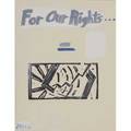 Civil rights portfolio for our rights porfolio with linoleum print by katherine porter signed and numbered 70250 with offset lithographs by robert broner rudy burckhardt yvonne jacquette carl p