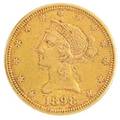 1898 us gold 1000 coin vf 30