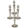 Marcus  co sterling candlesticks set of four edwardian urnform candlesticks with embossed woven vine ribbons artistic monogram mtp 6014148 10 76 ot gw