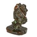 Clio bracken american 1870 1925 untitled bronze signed clio bracken 4 high provenance private collection maryland