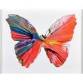 Damien hirst british b 1965 butterfly spin painting created at damien hirst spin workshop 2009 acrylic on paper framed bears hirst blindstamp and stamped with signature and inscription 