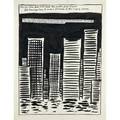 Raymond pettibon american b 1957 untitled murder the foe and save the walls from breach 1987 ink on paper framed signed and dated 23 34 x 17 78 sheet provenance private c