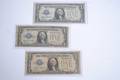 Three 3 1928 1 Funnyback Silver Certificates