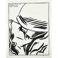 Raymond pettibon american b 1957 untitled thank you for liberating kent state 1987 ink on paper framed signed and dated 14 x 11 sheet provenance private collection